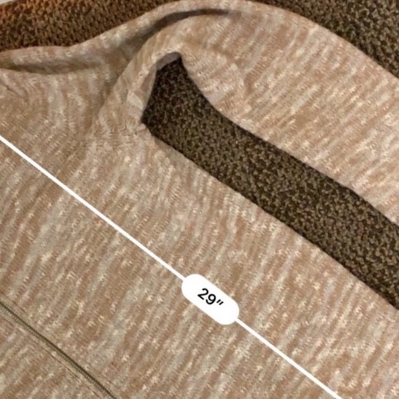 Free People tan brown zip up cardigan - Picture 4 of 6